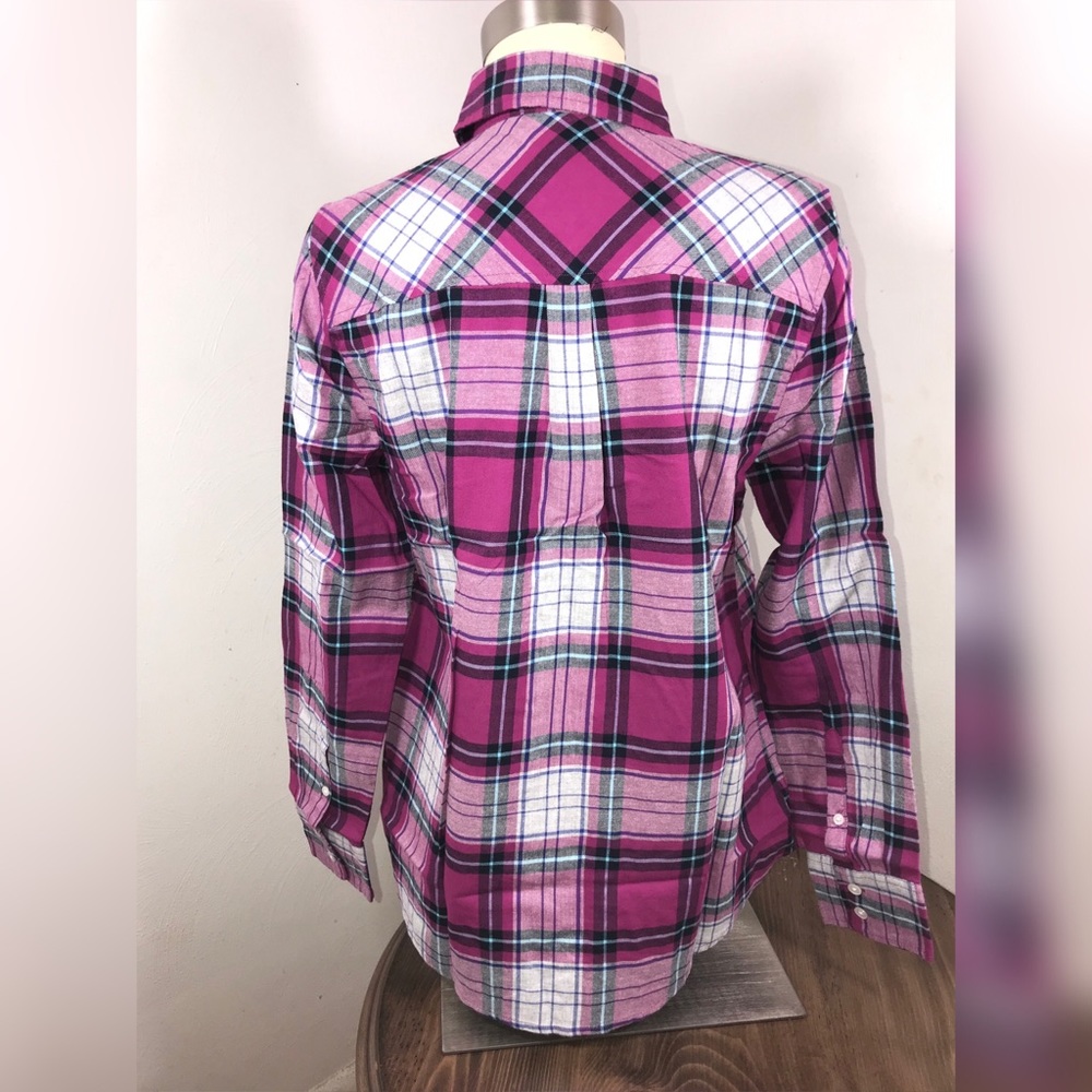 J Crew plaid flannel shirt - Picture 4 of 8